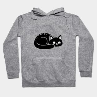 CUTE BLACK CAT Hoodie